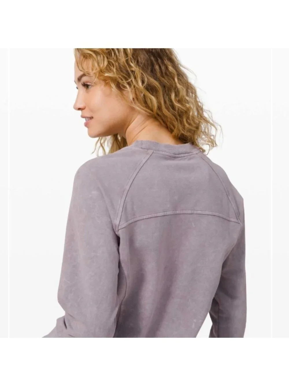 Lululemon Scuba Crew Washed Lunar Rock